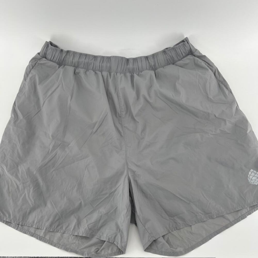 Stio Bounder Lined Nylon Shorts Mens XL 5'' Alloy Gray Outdoor Running Athletic